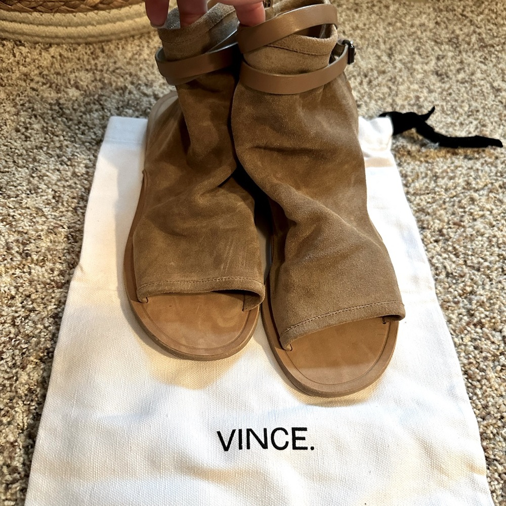 Vince suede sandal size 8 worn once